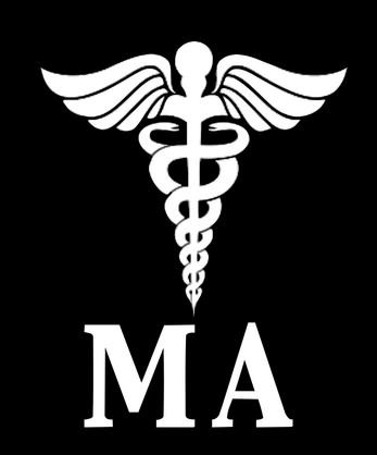 Medical Assistant window decal